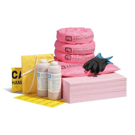 Pig Refill for Battery Acid Spill Kit in 20-Gallon Container with Neutralizer RFL352